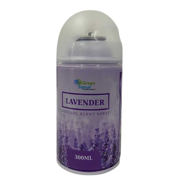 Green Signal Air Freshener, Area deodorizer Refill 300 ML - Lavender