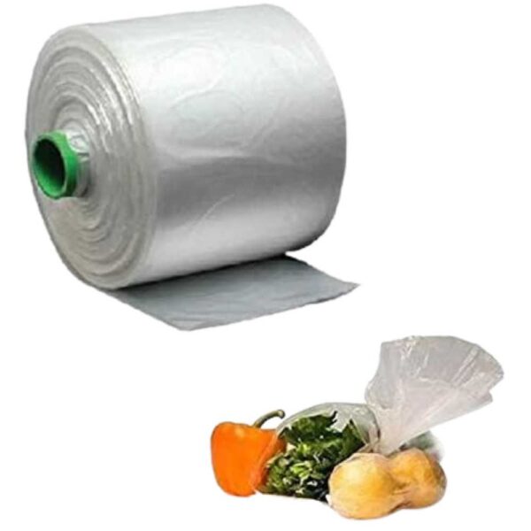 Wii Green 4 Rolls Produce Bags - 2500 Total HDPE Fruit & Vegetable Bags 12x17 Inches